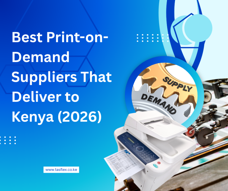 Print-on-demand suppliers shipping custom products like t-shirts mugs and hoodies to Kenya
