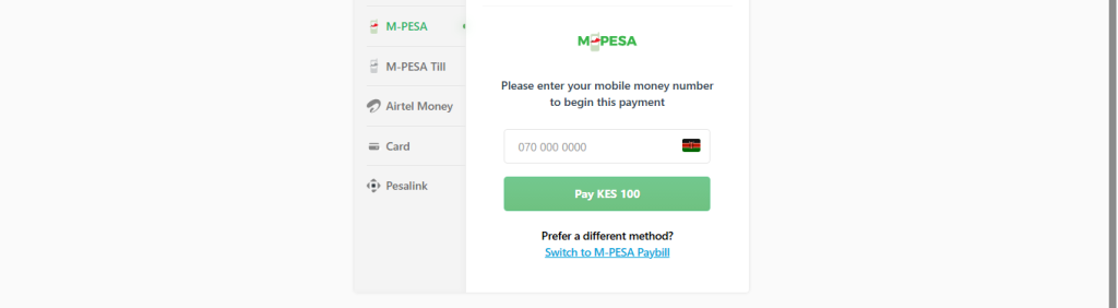 Frictionless Mpesa Integration