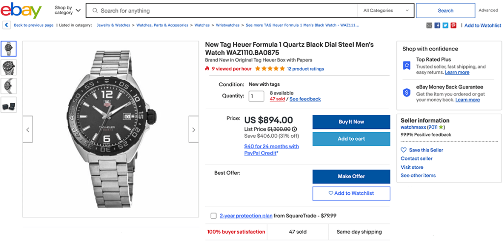 Cart Button Trust Signals