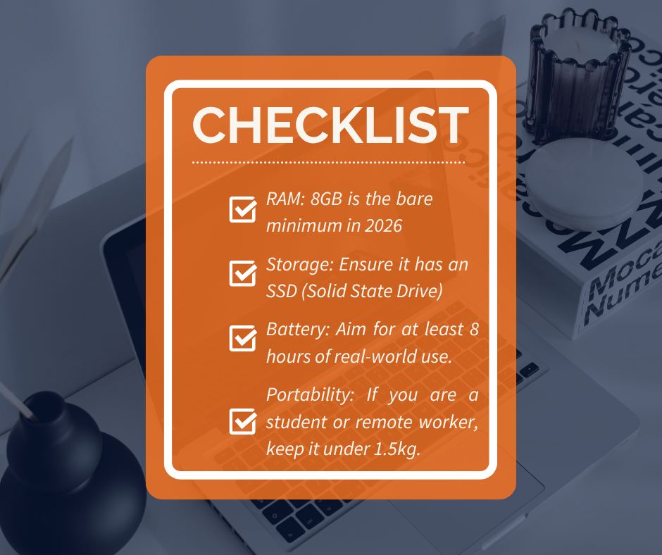Freelancer reviewing a checklist to evaluate clients and projects before accepting work