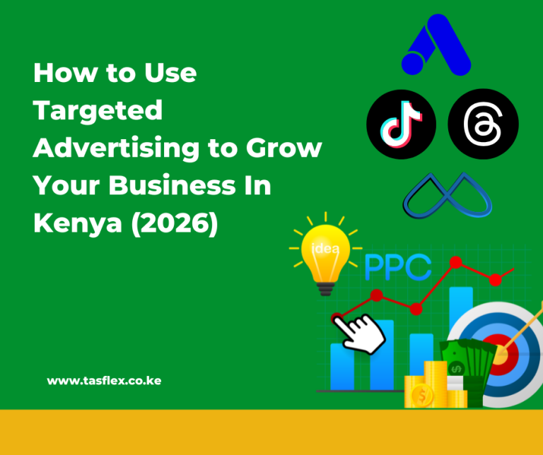 Targeted advertising strategy for Kenyan businesses showing audience segmentation and digital ads