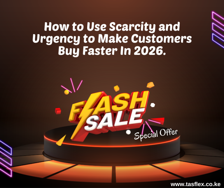 Marketing strategy using scarcity and urgency to drive customer purchases and conversions
