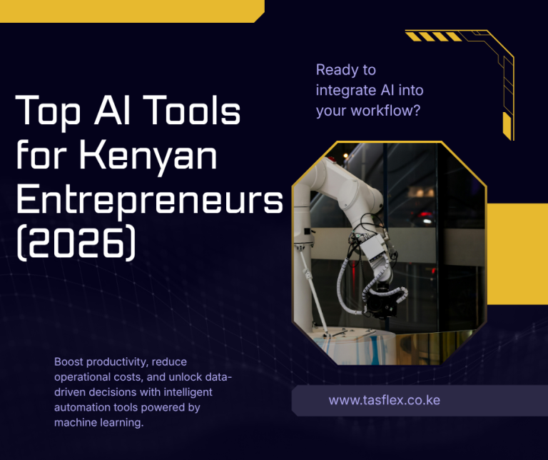 AI tools for entrepreneurs showing automation, content creation, and business growth