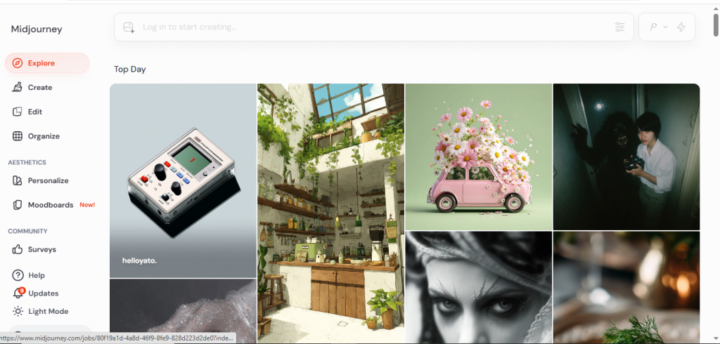 Midjourney
Imagine Anything | Create anything you can imagine, from images to video. Reflect on who you are and imagine what could be. Start creating today! Create beautiful art. Visit Midjourney.
