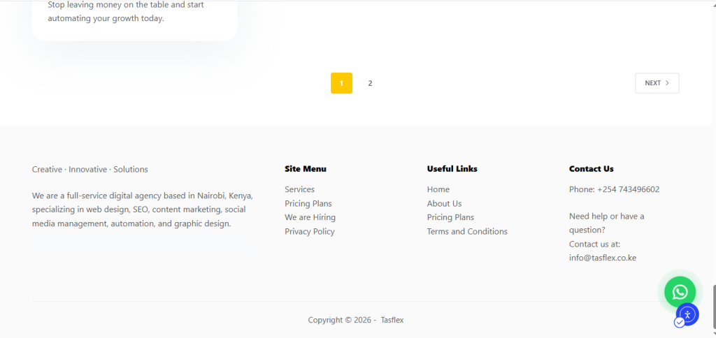 Floating WhatsApp Button