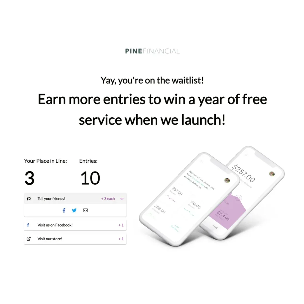 waitlist bonus entry