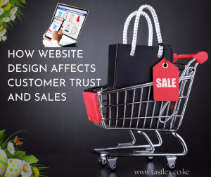 Professional website design increasing customer trust and online sales