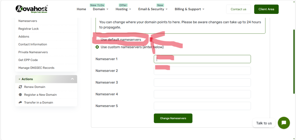 Replace your current host’s nameservers with the ones Cloudflare gave you.