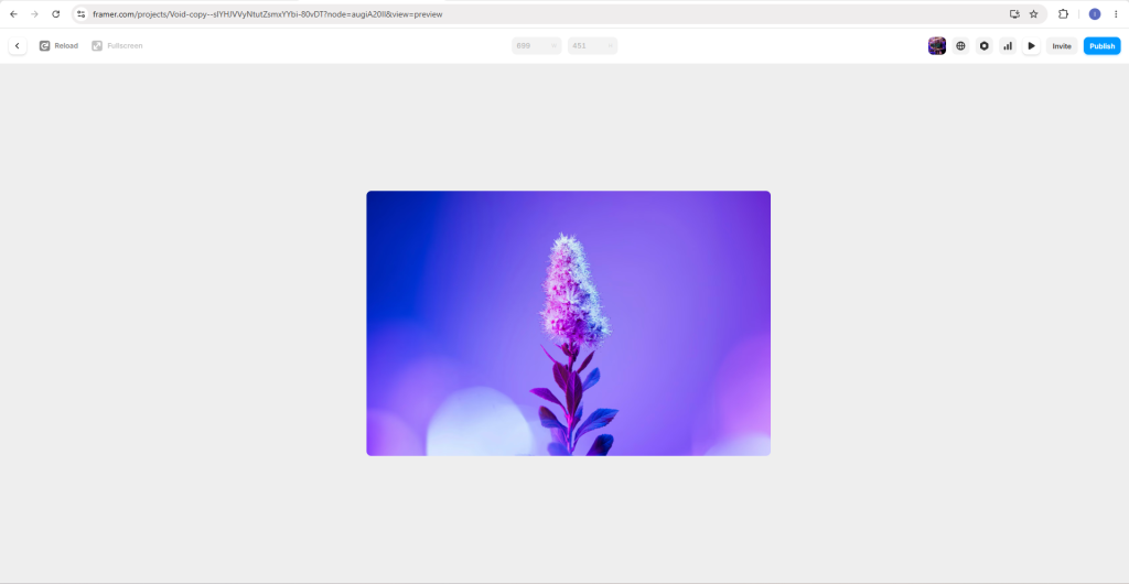 I Tested Framer AI Website Builder. Here’s My Honest Review (2026 Guide) 4 hover-to-magnify product gallery preview with smooth easing transitions.