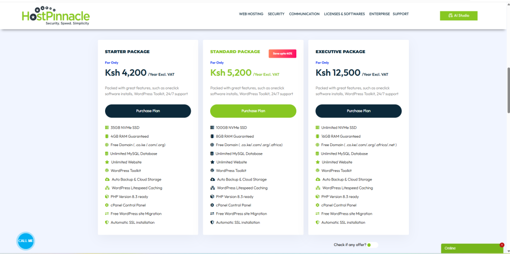 Is HostPinnacle Legit? Honest Hosting Review for 2026 3 Host Pinnacle WordPress Pricing Plans