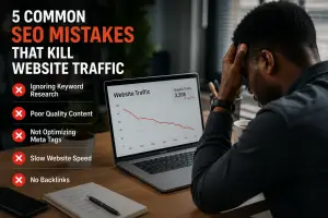 5 Common SEO Mistakes That Kill Website Traffic.