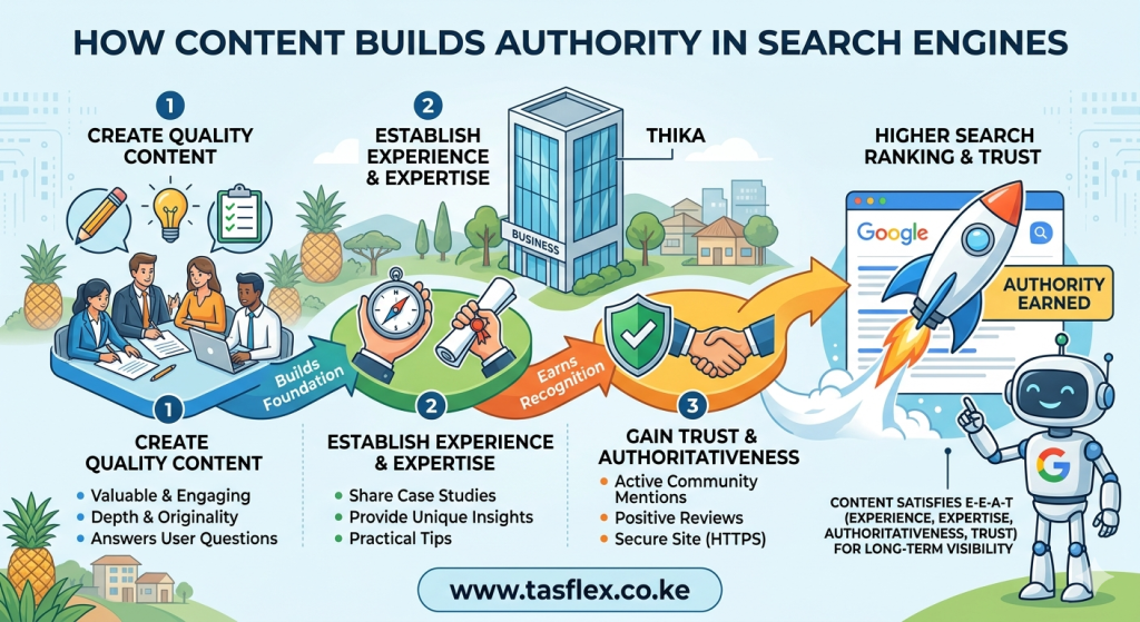 What Is Content SEO? How Content Builds Authority. 3 How high-quality content builds website authority in search engines