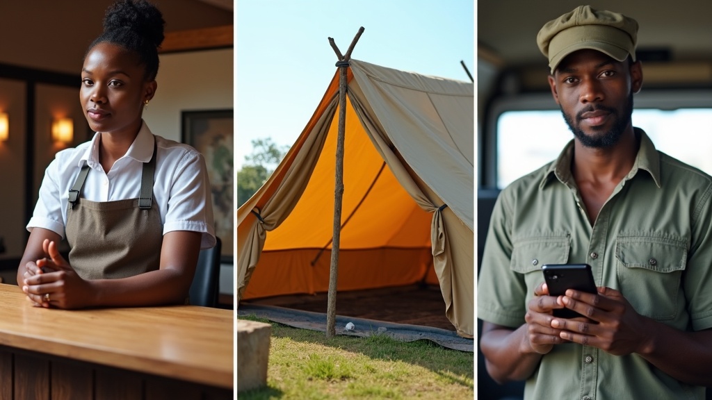 Kenyan businesses using boooking & reservation system for lodging, campsites, and matatu Saccos (with mobile-friendly interfaces)