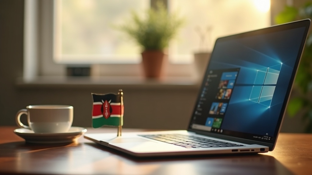 Website Design Cost in Busia - modern laptop on desk