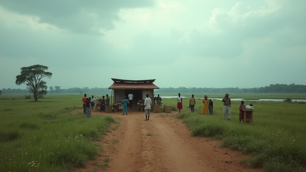 Small kiosk in Tana River with locals, illustrating common GBP optimization mistakes