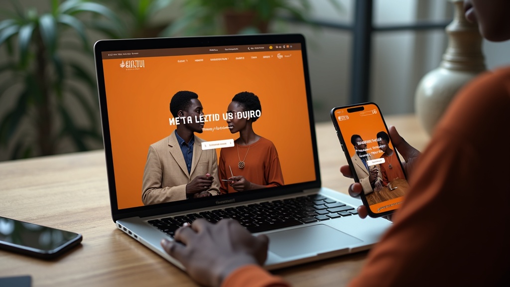 Kitui business website displayed on laptop and mobile
