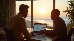 SEO Services in Kwale - Local SEO expert analyzing search analytics for Kwale businesses