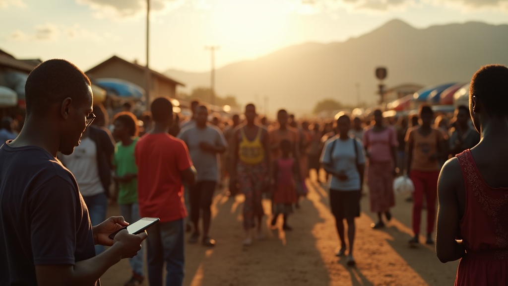Residents of Nyandarua using smartphones for local searches
