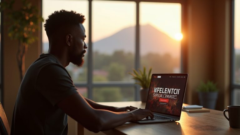 Website Design Cost in Laikipia: 2026 Pricing Guide for Nanyuki and Beyond. 28 Kenyan web designer working on Laikipia website cost analysis